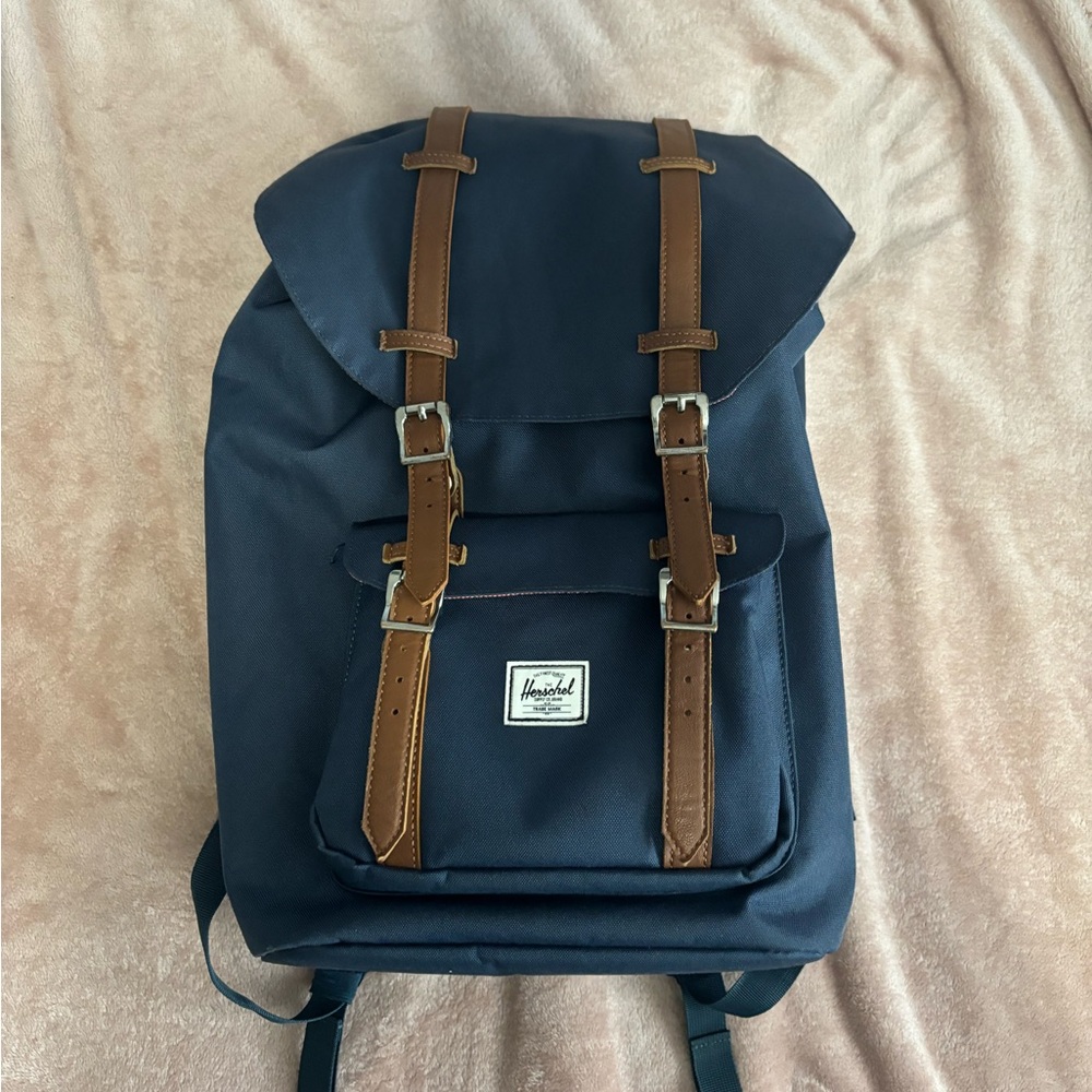 Herschel Supply Company Blue and Brown Classic Backpack